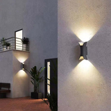 Wasserdichte LED-Aluminium-Wandleuchte für den Außenbereich