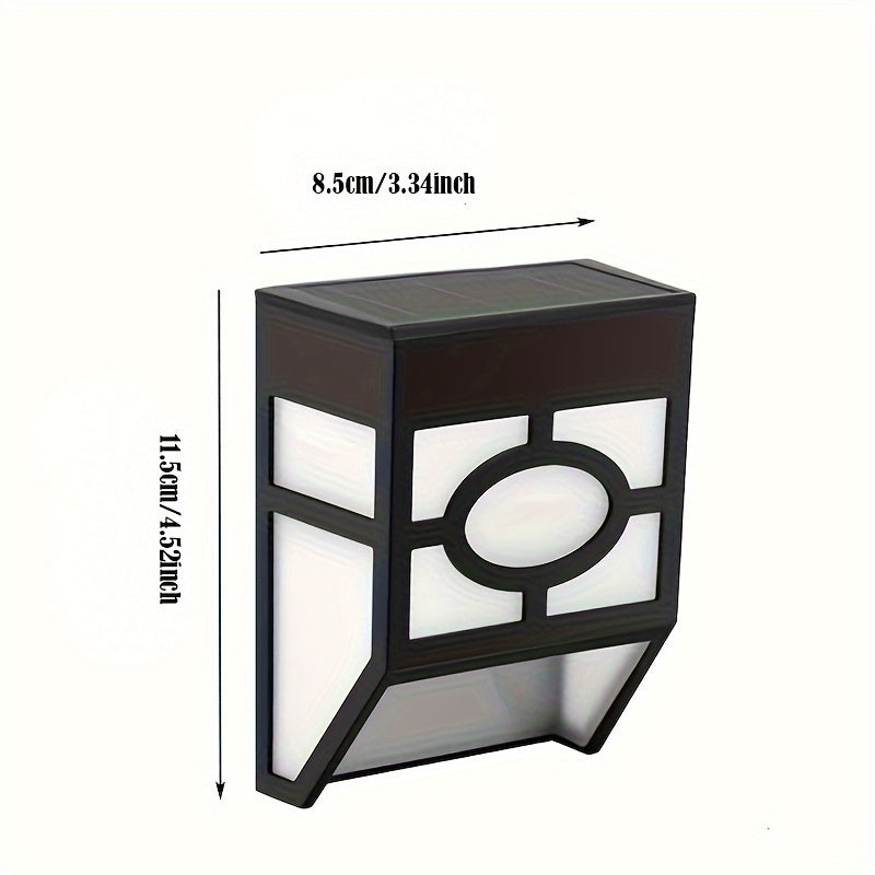 Solar-LED-Wandleuchte (2 Packungen)