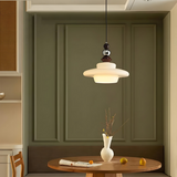 Mittelalterlicher Stil Glas Beige Esszimmer Pendelleuchte