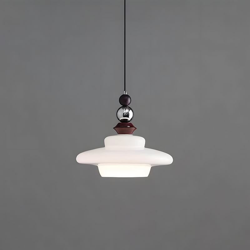 Mittelalterlicher Stil Glas Beige Esszimmer Pendelleuchte