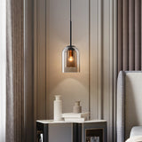 Mica Mid-Century Pendelleuchten mit Doppelglas