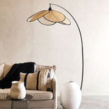 Rattan Wicker Stehlampe