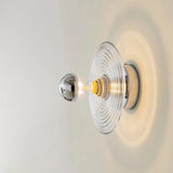 Vintage LED-Glas-Wandleuchter