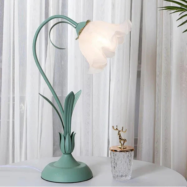 Vintage Verstellbare Blume Tischlampe