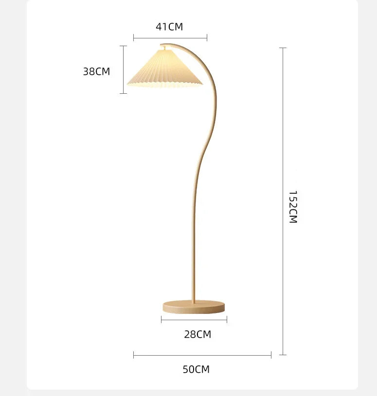 Moderne LED-Stoff-Stehleuchte