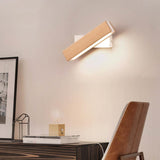 RotoWood™ - LED-Wandleuchte aus Holz, drehbar